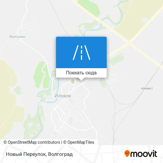 Карта Новый Переулок
