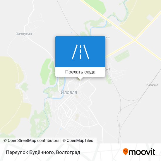 Карта Переулок Будённого