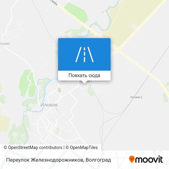 Карта Переулок Железнодорожников