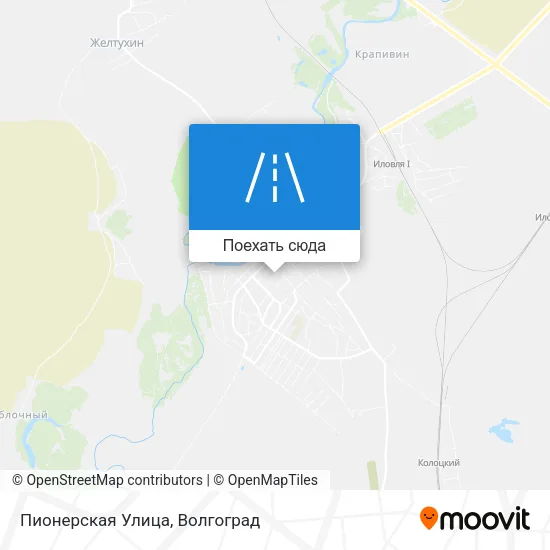 Карта Пионерская Улица