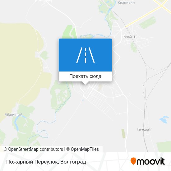 Карта Пожарный Переулок