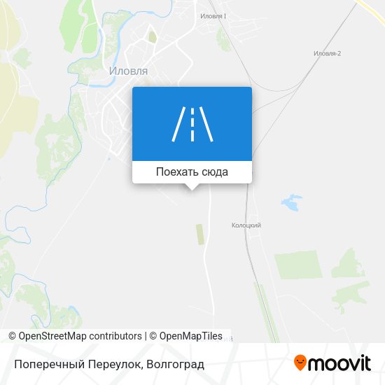 Карта Поперечный Переулок