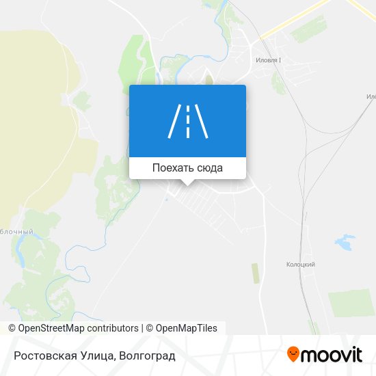 Карта Ростовская Улица