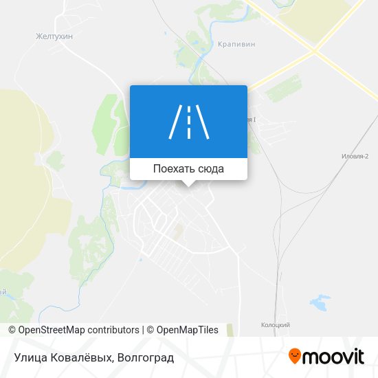 Карта Улица Ковалёвых