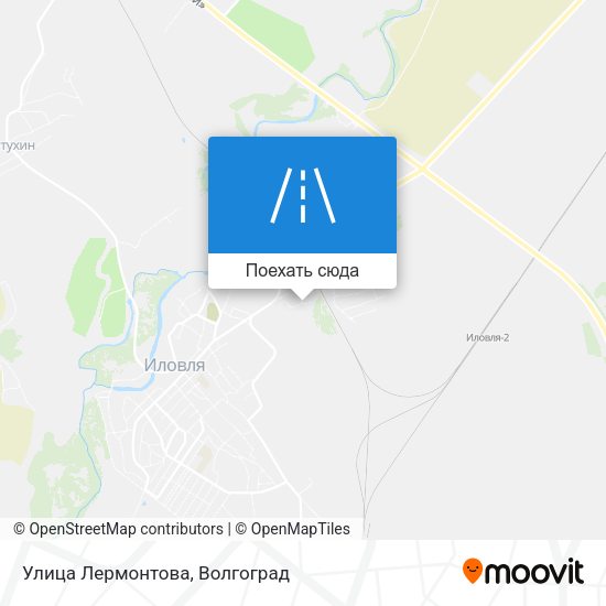 Карта Улица Лермонтова
