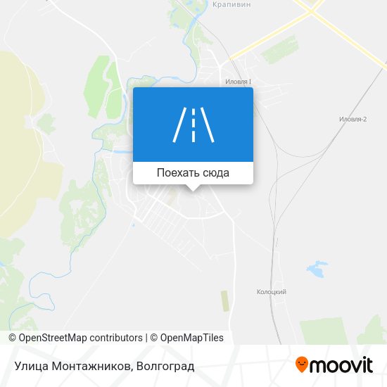 Карта Улица Монтажников