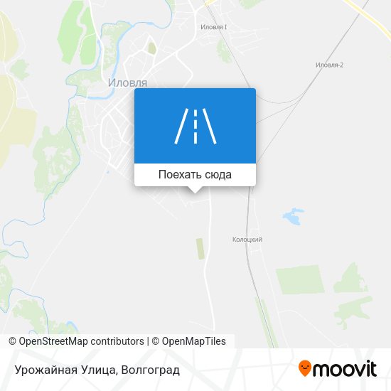 Карта Урожайная Улица