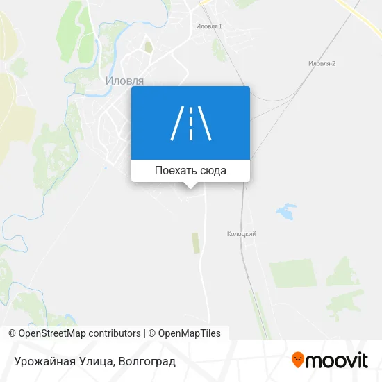 Карта Урожайная Улица