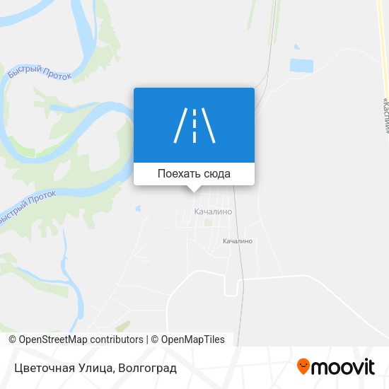 Карта Цветочная Улица