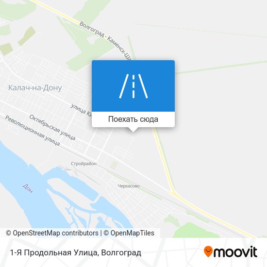 Карта 1-Я Продольная Улица