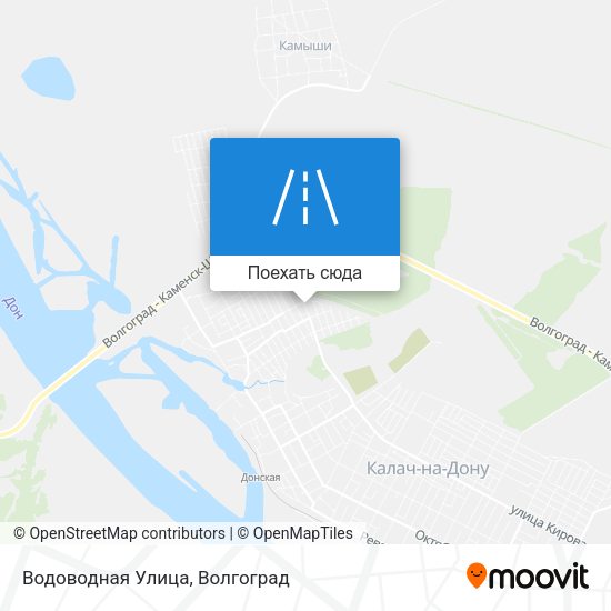 Карта Водоводная Улица