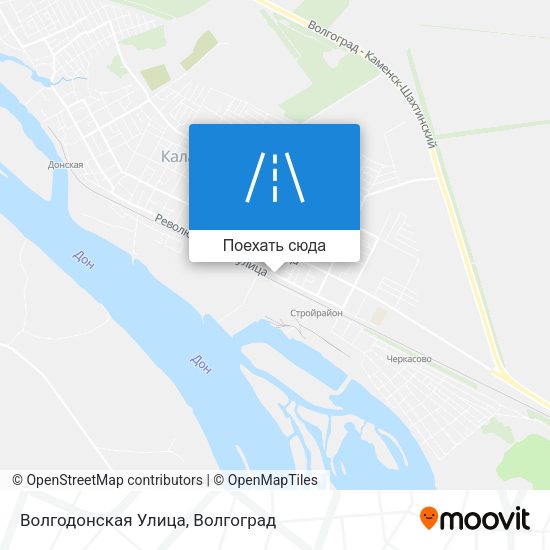 Карта Волгодонская Улица