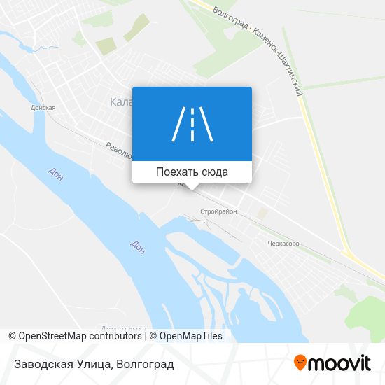 Карта Заводская Улица