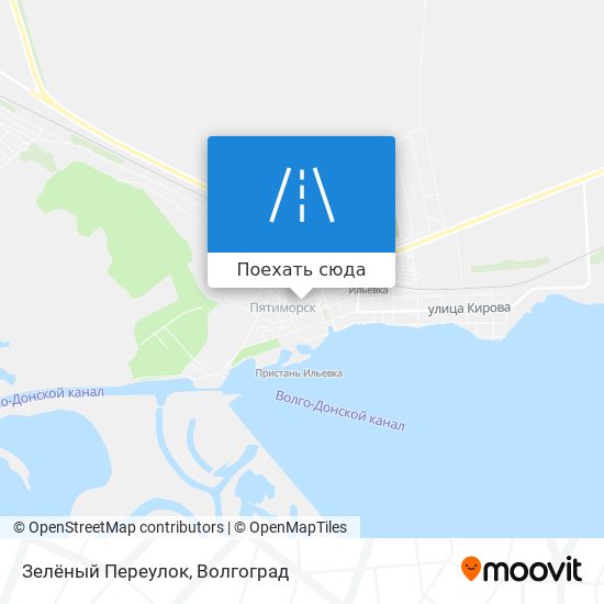 Карта Зелёный Переулок
