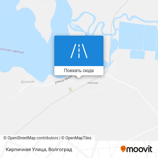 Карта Кирпичная Улица