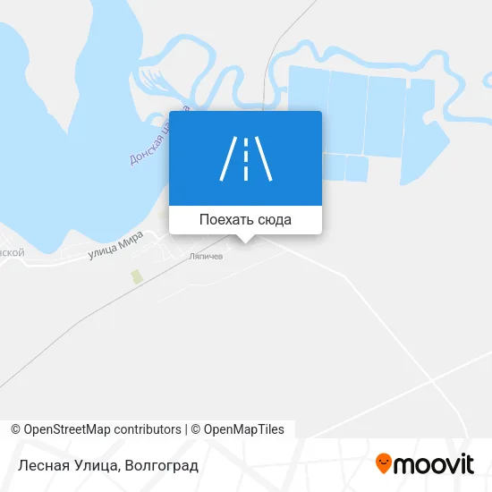 Карта Лесная Улица