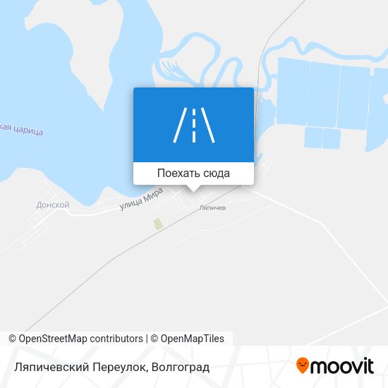 Карта Ляпичевский Переулок