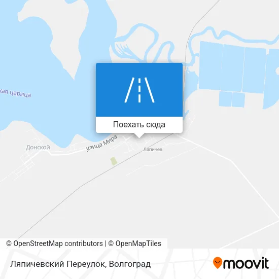 Карта Ляпичевский Переулок