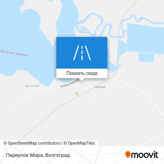 Карта Переулок Мира