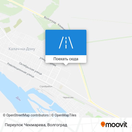 Карта Переулок Чекмарева