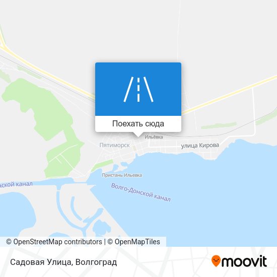 Карта Садовая Улица