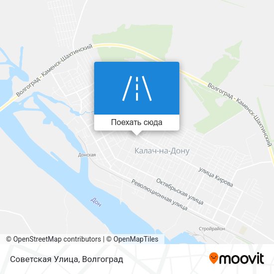 Карта Советская Улица
