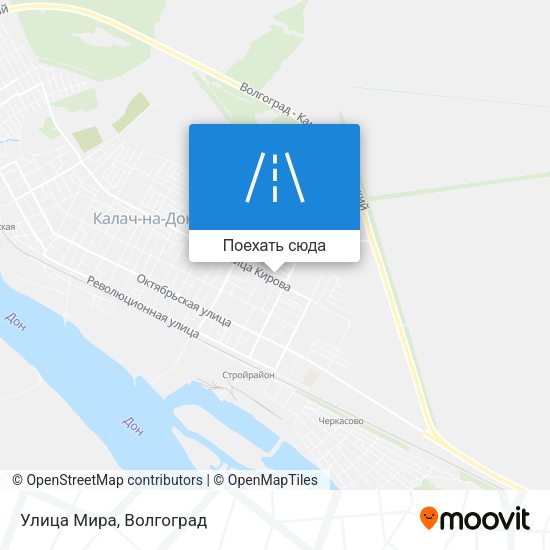 Карта Улица Мира