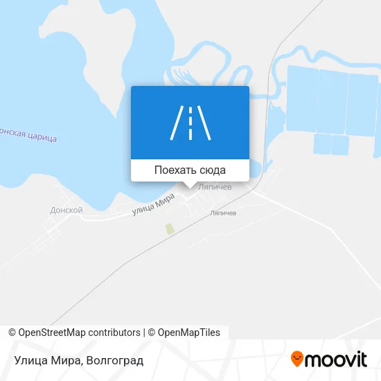 Карта Улица Мира