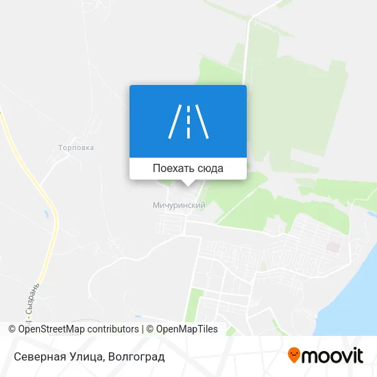Карта Северная Улица