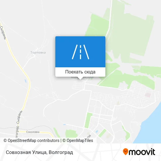 Карта Совхозная Улица
