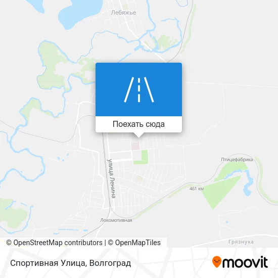 Карта Спортивная Улица