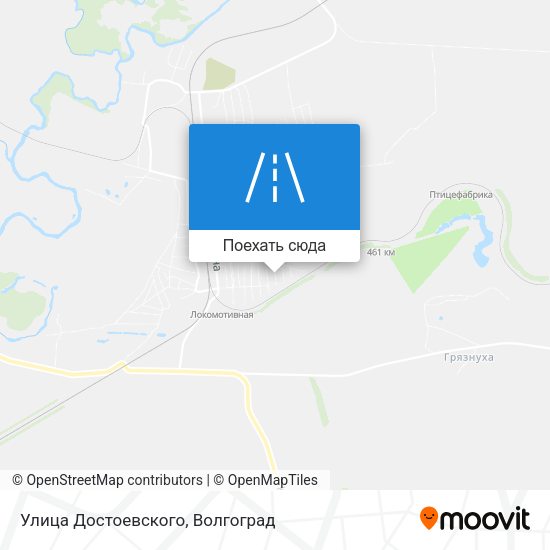 Карта Улица Достоевского