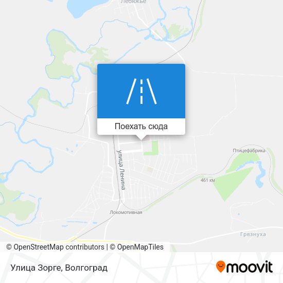 Карта Улица Зорге