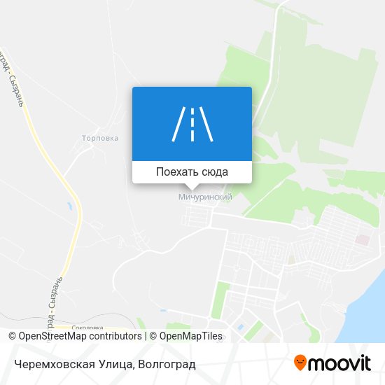 Карта Черемховская Улица
