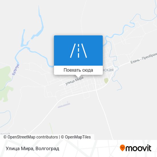 Карта Улица Мира