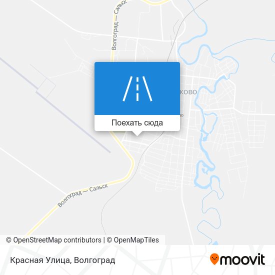 Карта Красная Улица