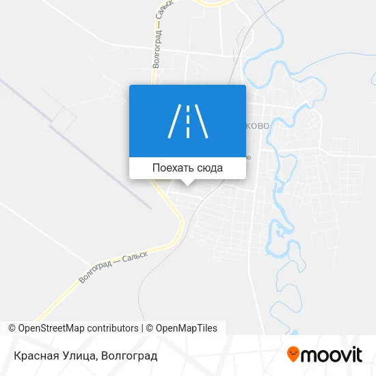 Карта Красная Улица