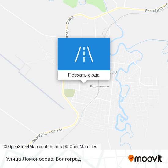 Карта Улица Ломоносова