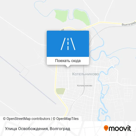 Карта Улица Освобождения