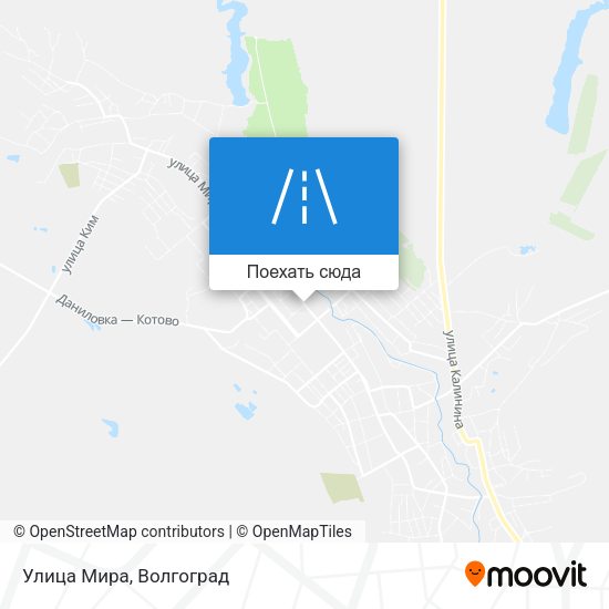 Карта Улица Мира