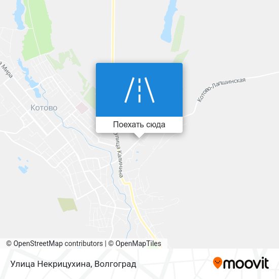 Карта Улица Некрицухина