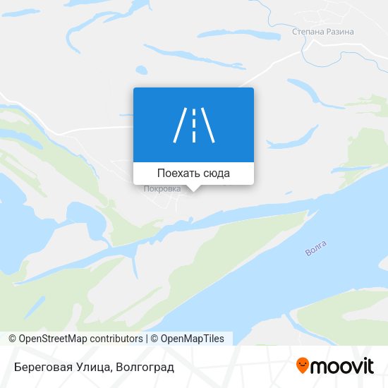 Карта Береговая Улица