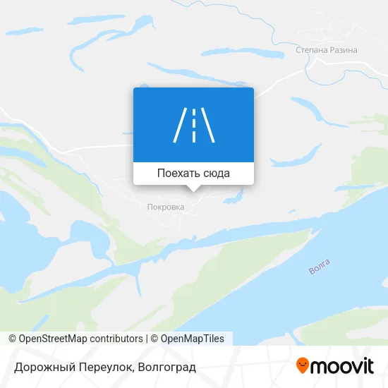 Карта Дорожный Переулок