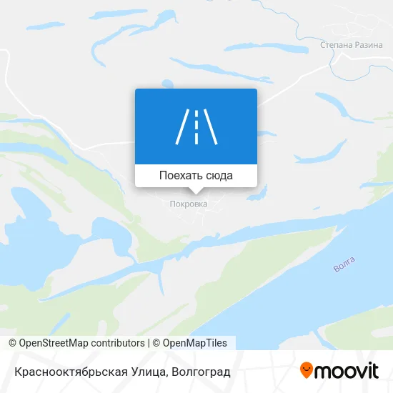 Карта Краснооктябрьская Улица