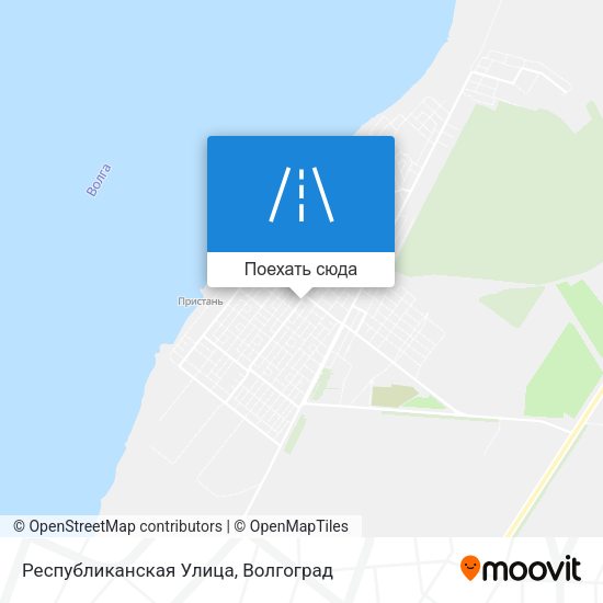 Карта Республиканская Улица
