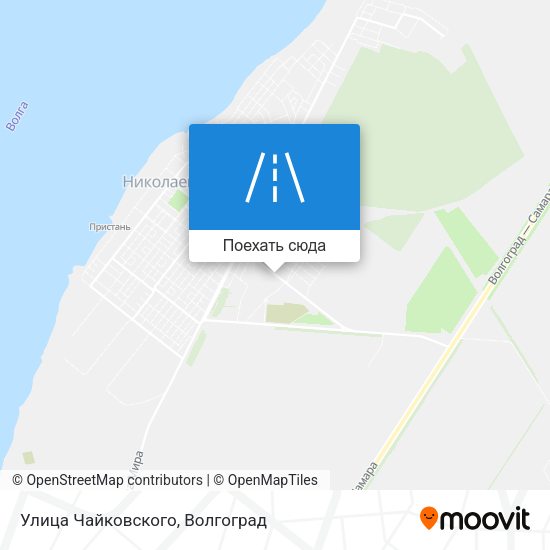 Карта Улица Чайковского