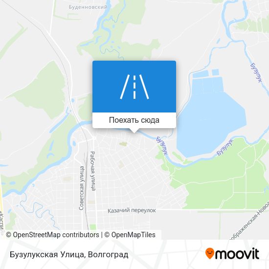 Карта Бузулукская Улица