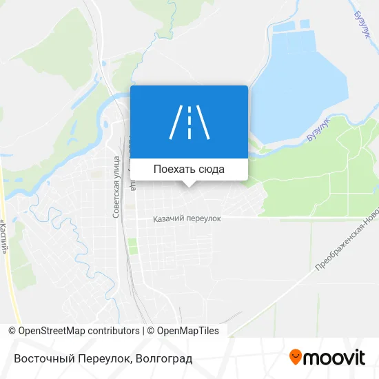 Карта Восточный Переулок