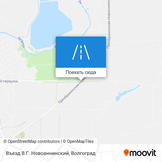 Карта Въезд В Г. Новоаннинский