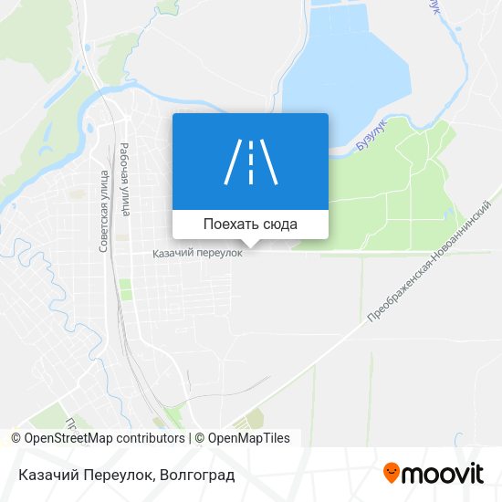 Карта Казачий Переулок